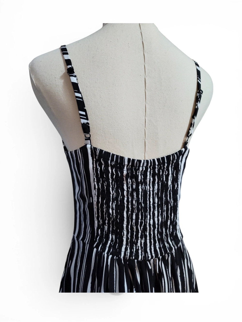 Apt.9 Midi Black/White Summer Dress Womens Size Medium - Picture 7 of 11